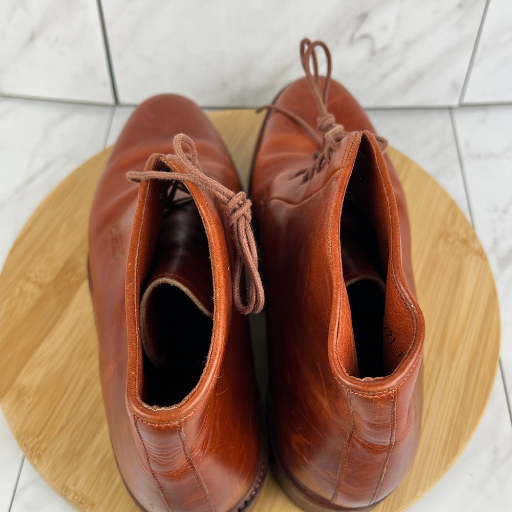 Florsheim x Duckie Brown Mens Size 11 D Brown Leather Lace Up Boots 19140 - Picture 12 of 14